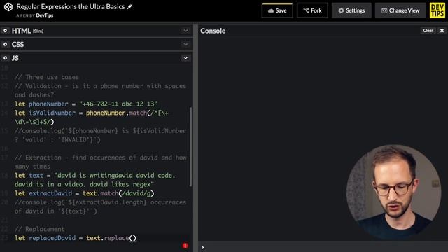 Regular Expressions in JavaScript - #1 REGEX ULTRA BASICS смотреть онлайн