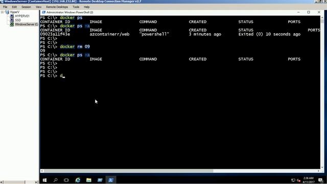 Creating Volumes for windows container in windows 2016 смотреть онлайн