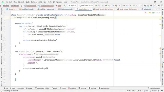 RecyclerView (Android Kotlin) : Multiple View Types смотреть онлайн
