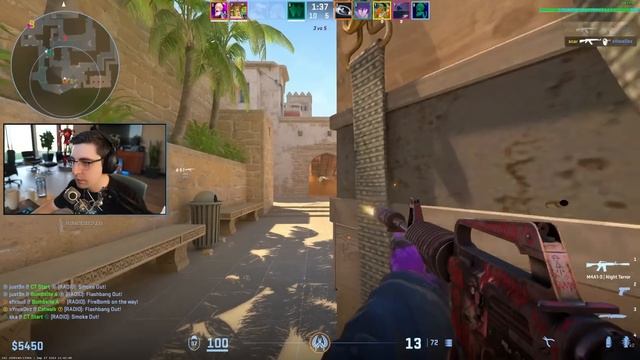 Counter Strike 2 But I'm Against The BEST Players смотреть онлайн