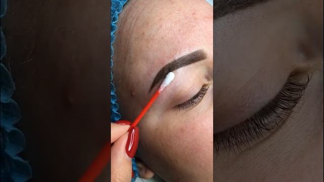 Перманентный макияж бровей "Напыление" #2 смотреть онлайн