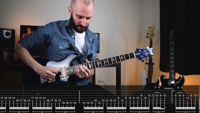 Megadeth Sweating Bullets MUSTAINE GUITARS [Guitar Cover + Screen TABS] смотреть онлайн