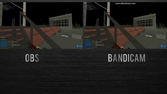 OBS vs Bandicam - Roblox side by side comparison 2160p 60fps смотреть онлайн