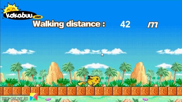 Игра Покемоны - нарисуй маршрут Пикачу онлайн смотреть онлайн
