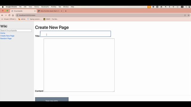 CS50's Project 1 Wiki смотреть онлайн