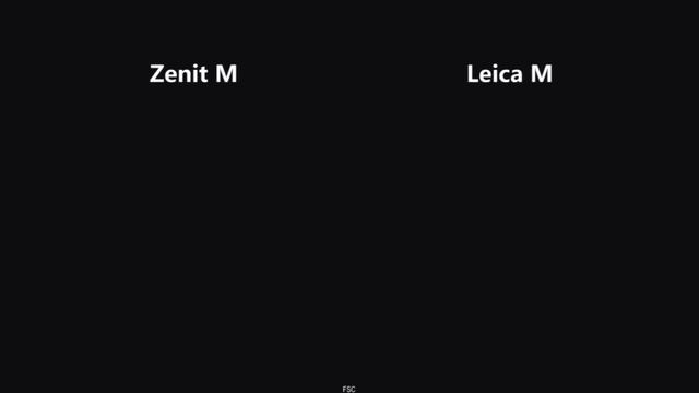 Zenit M vs Leica M смотреть онлайн