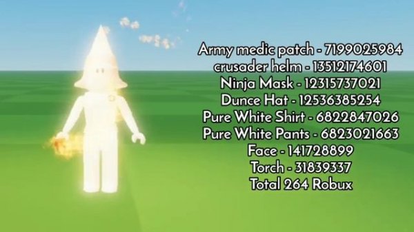 [New] KKK Roblox Outfit Codes+Links For Roblox RP Games