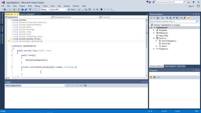 HOW TO CONNECT APPLICATION TO SQL AND ACCESS DATABASE STORED BY CODING IN C# смотреть онлайн