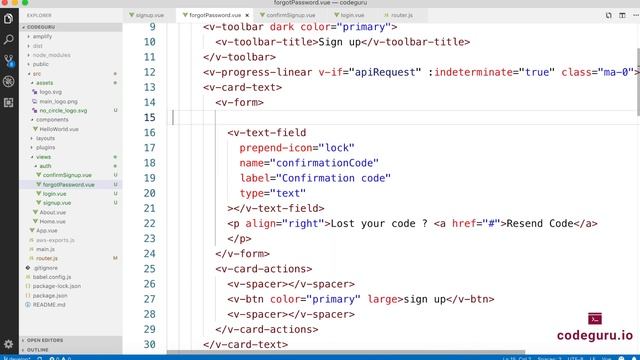 Custom user authorisation using vuetify and aws amplify api смотреть онлайн