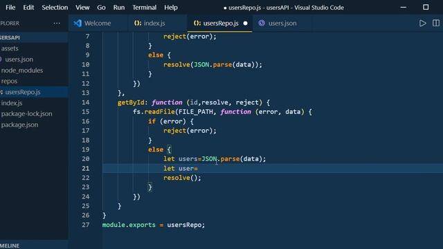 JavaScript Rest-API with CRUD Operations | Rest API Tutorial for Beginners 2021 смотреть онлайн