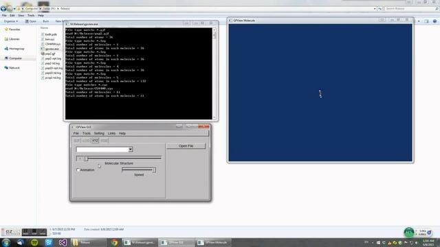 FLTK / VTK project demo: Molecules 2 смотреть онлайн