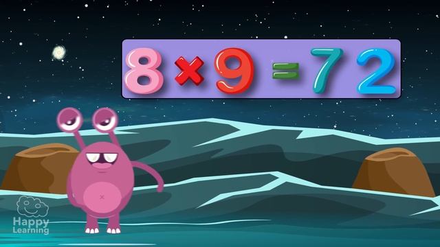 La tabla de multiplicar del 8 | Vídeos Educativos para Niños смотреть онлайн