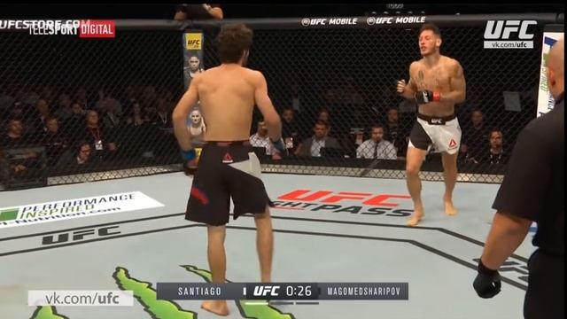 Первый бой Забита Магомедшарипова в UFC