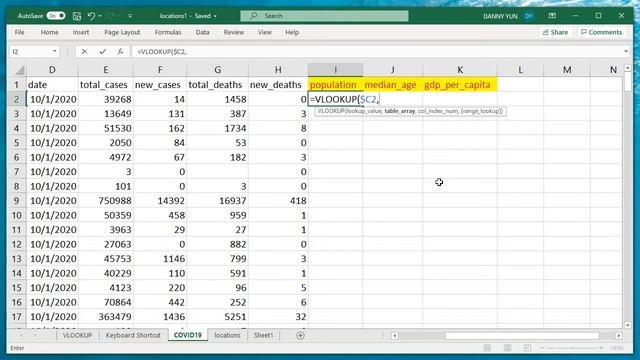 VLOOKUP4 MATCH function to find column index number смотреть онлайн