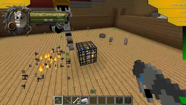 Star Wars Mod: Minecraft Star Wars Mod Showcase! Ships, Guns & Jedi! смотреть онлайн