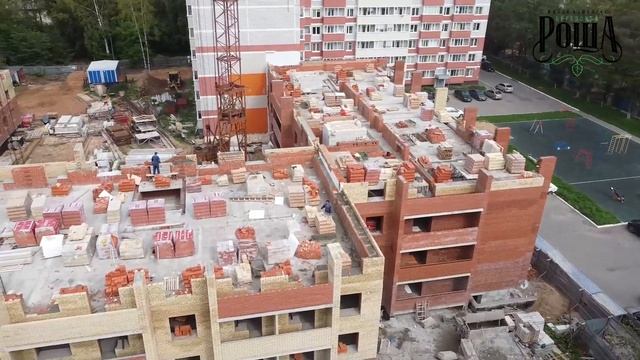 Строительство ЖК Березовая роща. Вологда Сентябрь 2021 смотреть онлайн