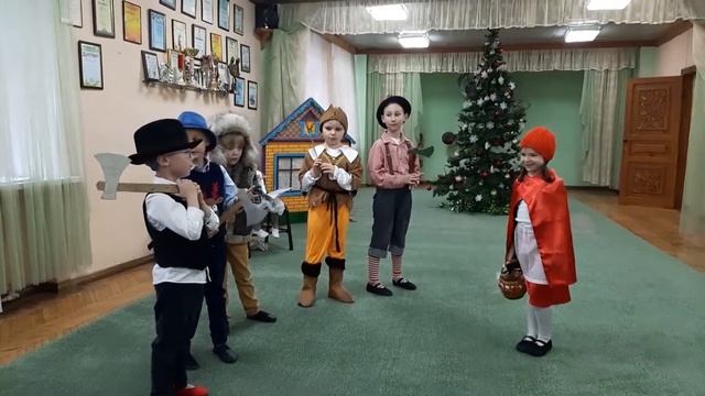 Новогодний спектакль "Красная шапочка" Аделины Патраковой 1-Б, гимназия "Апогей" 18.12. 2020 смотреть онлайн