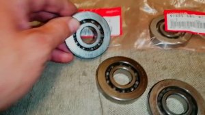 Скутер Honda Lead 90. Установка подшипников коленвала (ч.8)