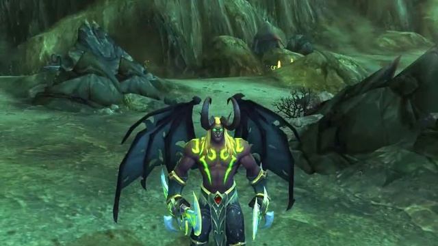 Превращаемся в демона способность Метаморфоза.Прикольна смотрится ДХ.World of Warcraft: Legion смотреть онлайн