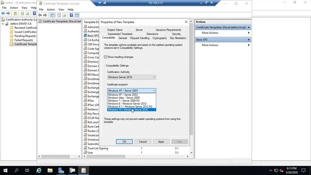 Working with certificate templates смотреть онлайн