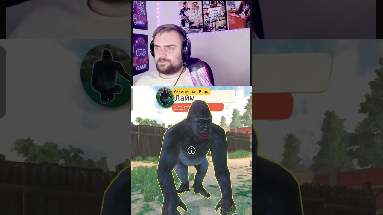 Встреча с подписчиком в Zoo Simulator #shorts #игры #симулятор смотреть онлайн