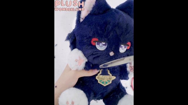 PLUSH WONDERLAND Game Genshin Impact Cotton Doll Plush 20CM Wanderer Cat Plushies FANMADE смотреть онлайн