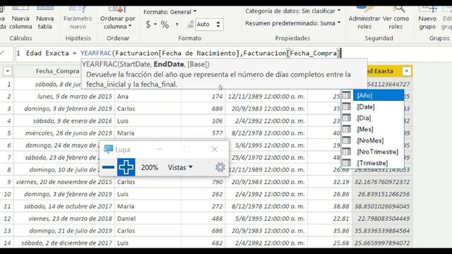 Calcular años entre fechas en Power BI con YEARFRAC смотреть онлайн