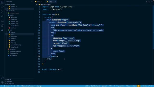 React Masterclass #18 - Welcome to JSX I смотреть онлайн