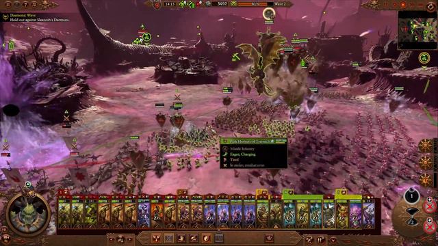 WARHAMMER 3 QUEST BATTLE (THE DAEMON PRINCE - THE PALACE OF SLAANESH) смотреть онлайн