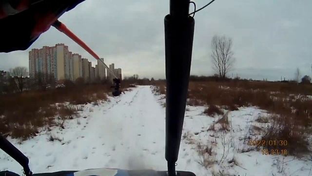 Багги KTA K5 и Kayo TT125 в зимнее время на льду