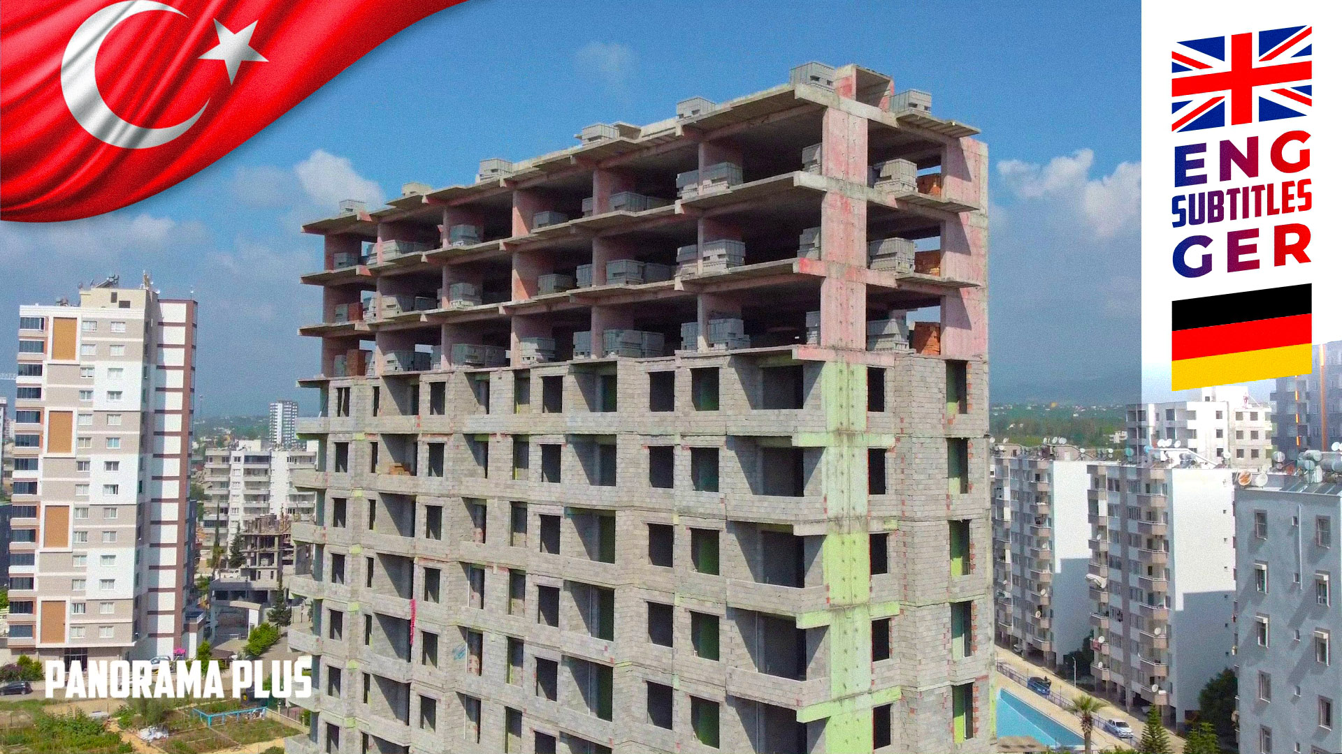 PANORAMA PLUS | Отчет о ходе строительства 31.05.2023 | 3+1 от €90 000 | Турция, Мерсин, Тедже