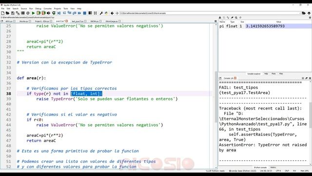 Unit test tipos - 19 - Python Avanzado tutorial en español смотреть онлайн