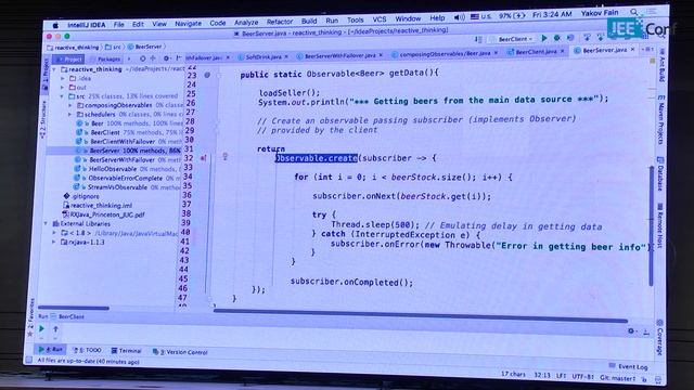Reactive Thinking in Java (Yakov Fain, USA) смотреть онлайн