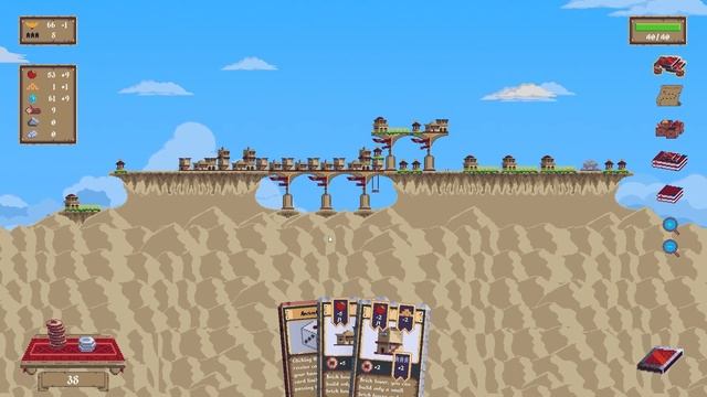 Resource Management Puzzle City Builder Roguelite - Vertical Kingdom [Demo] смотреть онлайн