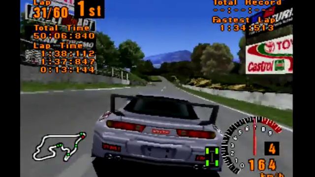 Gran Turismo PAL Walkthrough Part 18 Grand Valley 300KM смотреть онлайн