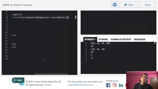 Priority Queue & Deque in Java | Java Collection | Shailesh смотреть онлайн