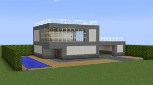 Майнкрафт - Как построить современный дом 7. Minecraft