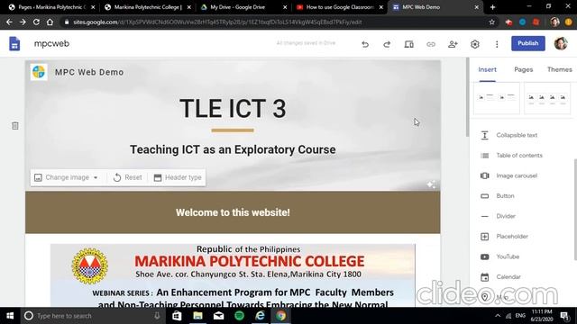 Paano Gumawa ng Simpleng Website Gamit ang Google Sites смотреть онлайн
