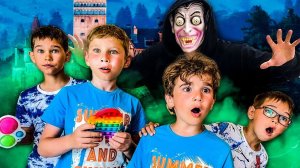 Поселились в замке с ВАМПИРОМ в реальной жизни Чей Поп Ит КРУЧЕ?