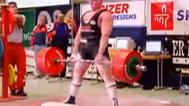 Vladimir Bondarenko RUS Deadlift 400 kg - 2005 Mens European Powerlifting Championships 125 kg