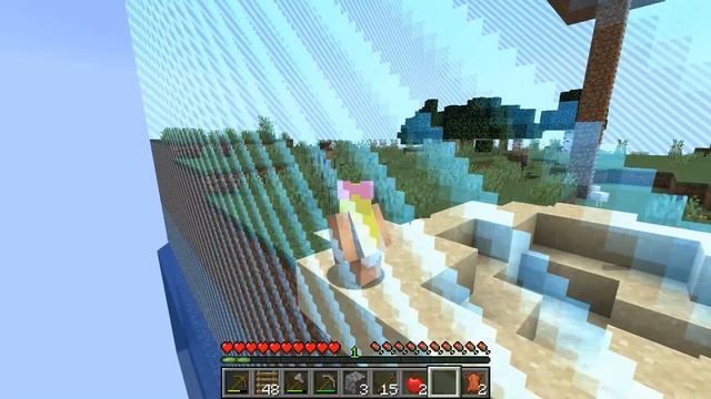 ?Каждую Минуту ВОДА ВЫШЕ! Как Пережить Потоп в Майнкрафте! Нубик Кубик Шеди Леска смотреть онлайн