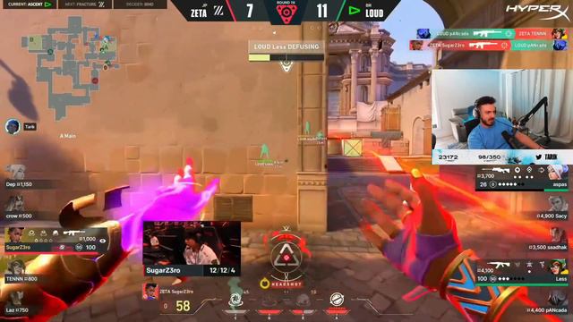Greatest ASTRA PLAY Ever in VCT !! Sugarz3ro 1v3 Clutch смотреть онлайн