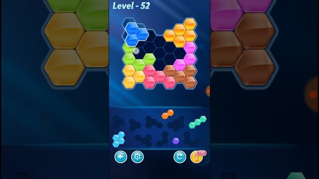 Block Hexa Puzzle Hero Level 52 Walkthrough смотреть онлайн