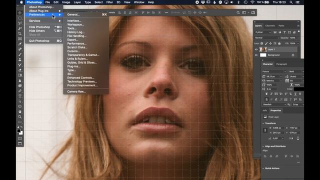 How To Set Rule Of Thirds Grid In Photoshop - Photoshop Guides And Grids Rule of thirds tutorial смотреть онлайн