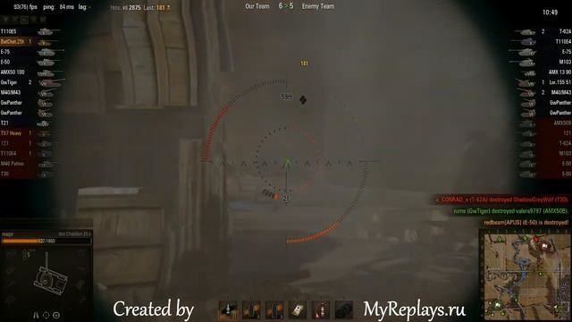 WOT: Highway - Bat Chatillon 25 t - 5 frags - смотреть онлайн
