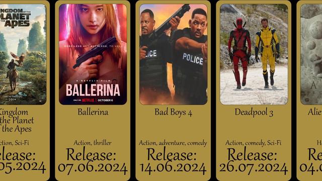 THE BEST UPCOMING MOVIES 2024
