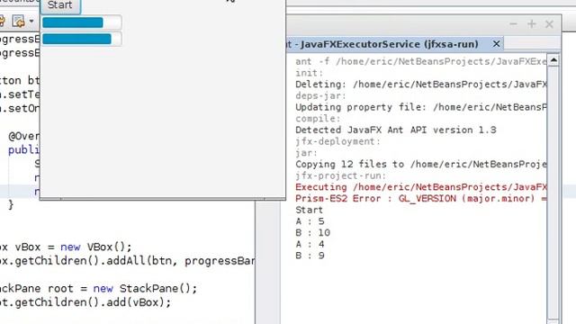 Bind JavaFX ProgressBar.progressProperty() to DoubleProperty in Thread смотреть онлайн