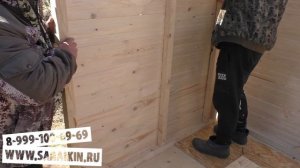 Просто ОЧУМЕННЫЙ Хозблок на ДАЧУ 1.5х2 метра # Все из ДЕРЕВА под КЛЮЧ!