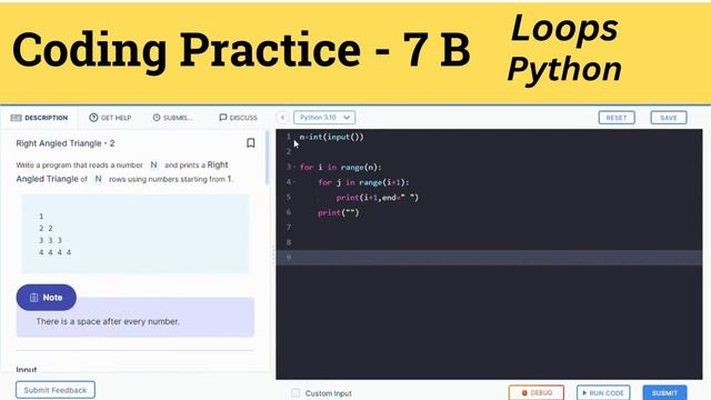Coding Practice - 7 B || Loops - Answer || Python || NxtWave || CCBP 4.0 смотреть онлайн