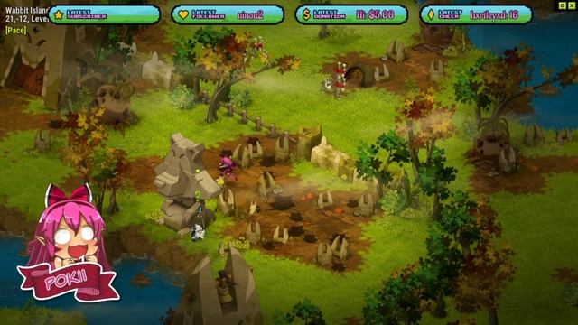 Pokii Plays Dofus || Wabbit Island Walkthrough смотреть онлайн